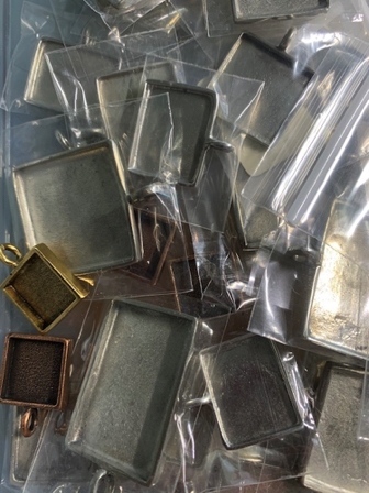 May 10 - Ideas percolating for these pewter pendant blanks. May 10 - Ideas percolating for these pewter pendant blanks.